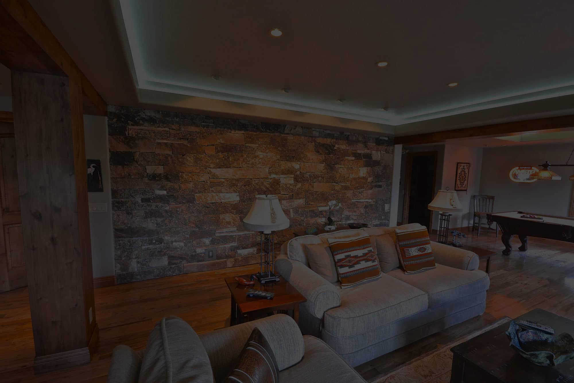 Classic Man Cave Family Room In A Custom Home Remodel In Park City Built By Pj Builders Background Pj Builders