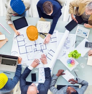 Group-of-Engineers-Planning-for-a-New-Project-on-a-luxury-custom-home-in-Park-City-Utah