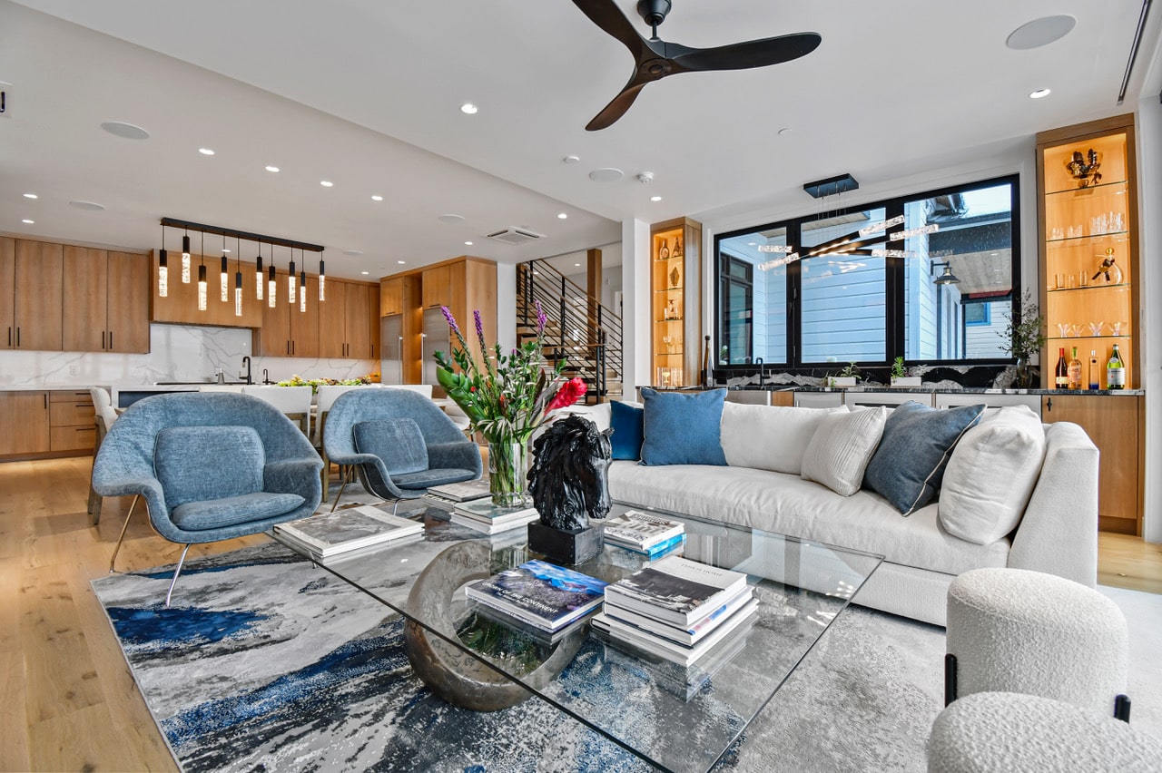 Luxury interior of Park City home built by PJ Builders